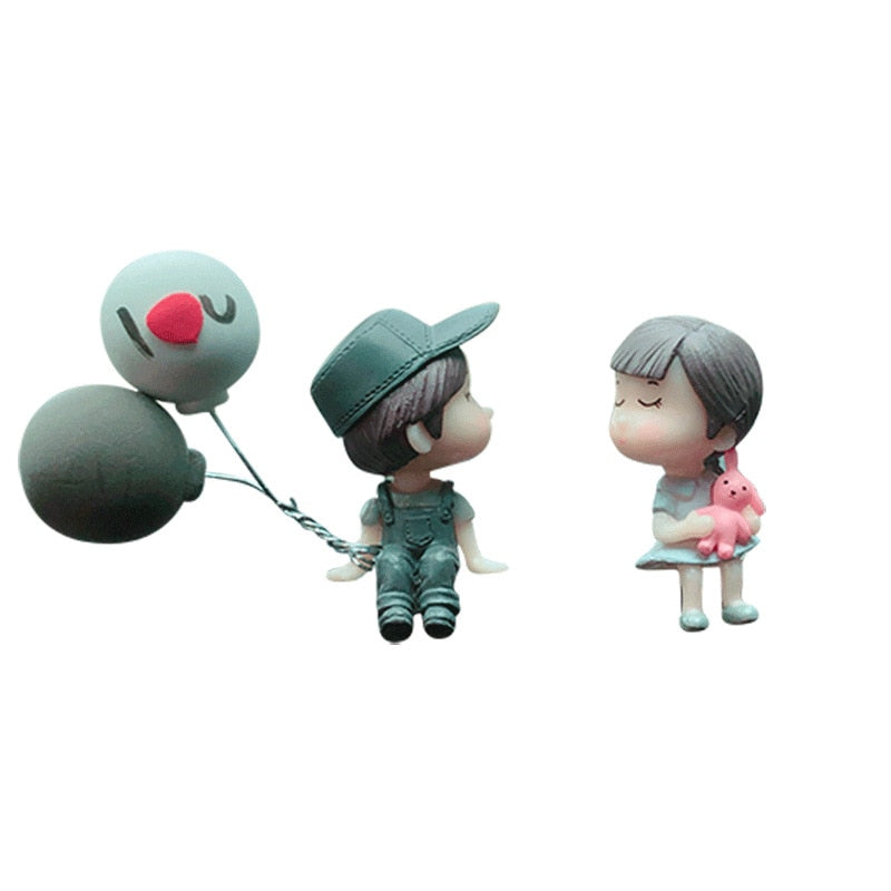 miniatura de casal de namorados
