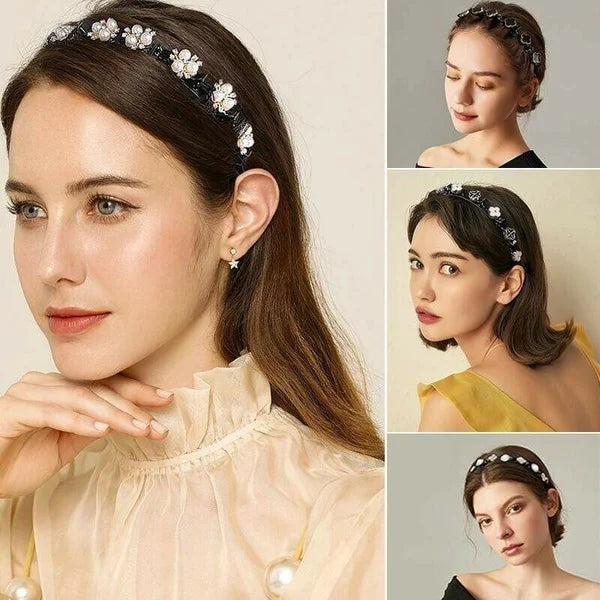 Tiara Elegance com pérolas marcantes 🔥