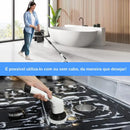 Escova de Limpeza Elétrica 360º MOP Multiuso 9 em 1 Recarregável