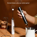 Batedor Misturador Mixer Elétrico para Bebidas Leite Café Clara de Ovos Portátil