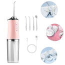Fio Dental Irrigador Portátil Elétrico Jato D'água HidroFloss