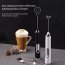 Batedor Misturador Mixer Elétrico para Bebidas Leite Café Clara de Ovos Portátil