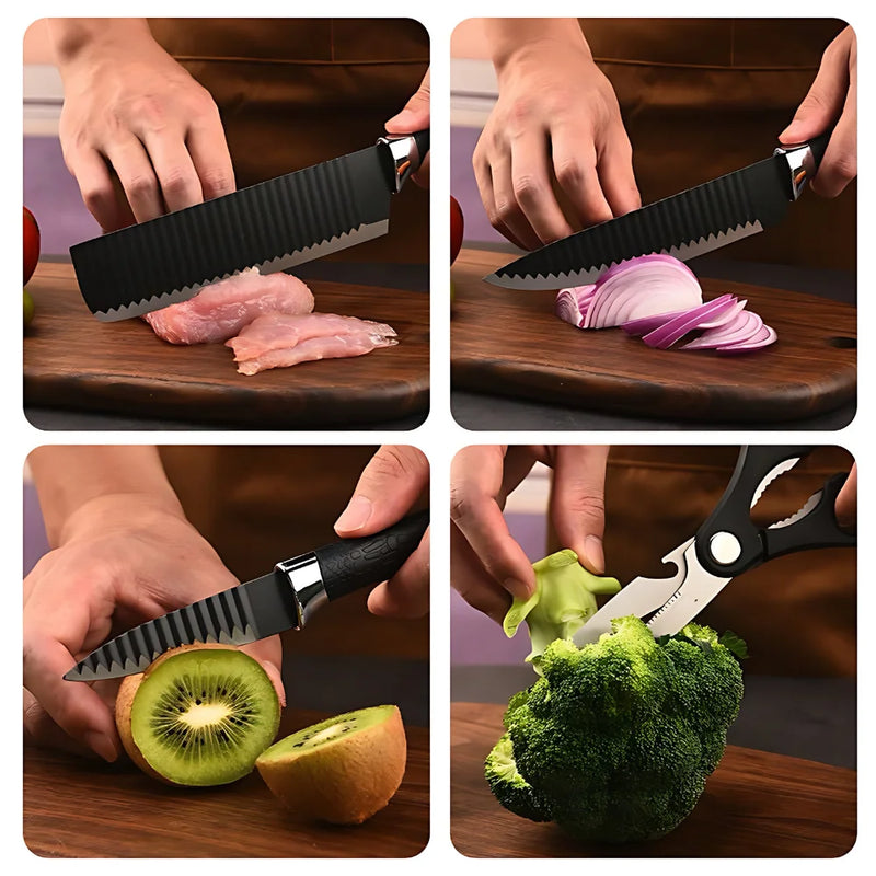 Kit de Facas Profissional Antiaderente MASTER GRILL