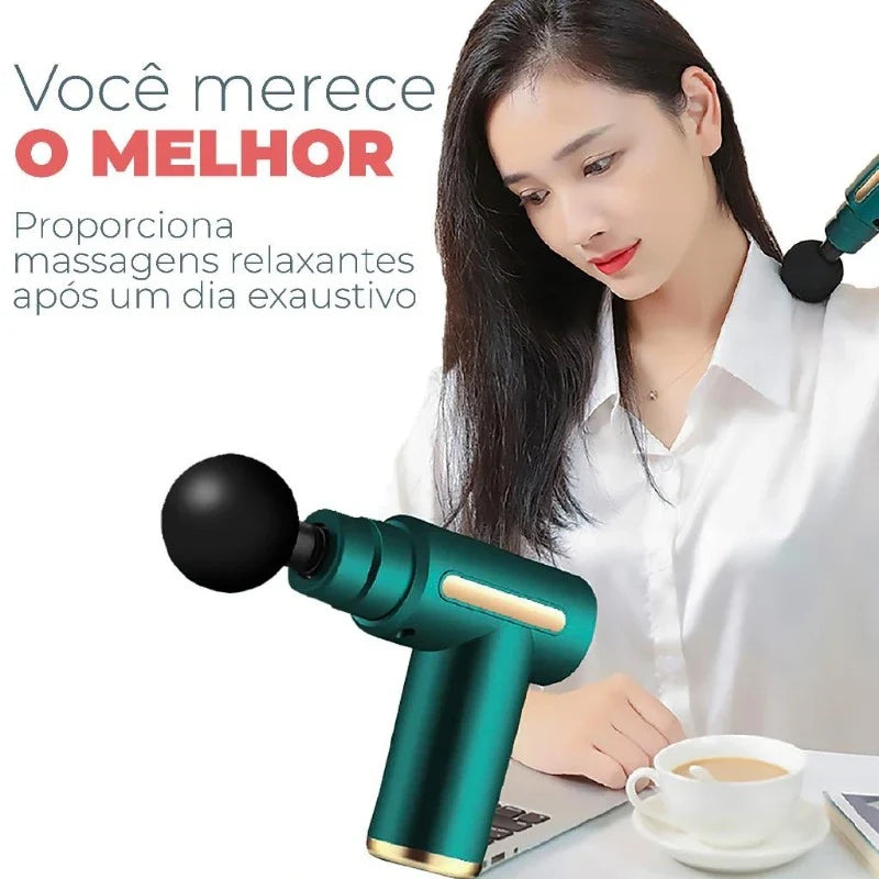 Pistola Massageadora 4 em 1 Linha Premium 2024