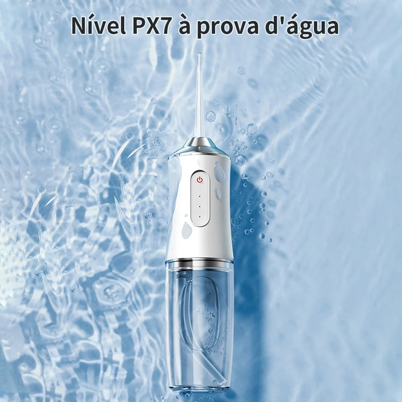 Fio Dental Irrigador Portátil Elétrico Jato D'água HidroFloss