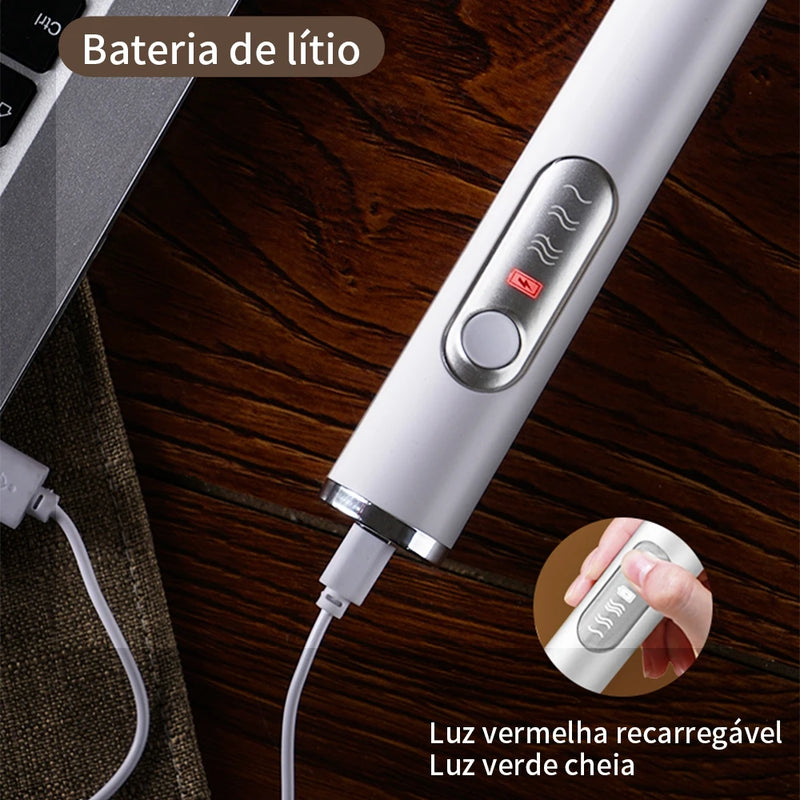 Batedor Misturador Mixer Elétrico para Bebidas Leite Café Clara de Ovos Portátil