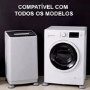 Kit com 4 Pés Anti Vibração para Máquina Lavar / Secadora  🔥 QUEIMA DE ESTOQUE