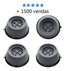 Kit com 4 Pés Anti Vibração para Máquina Lavar / Secadora  🔥 QUEIMA DE ESTOQUE