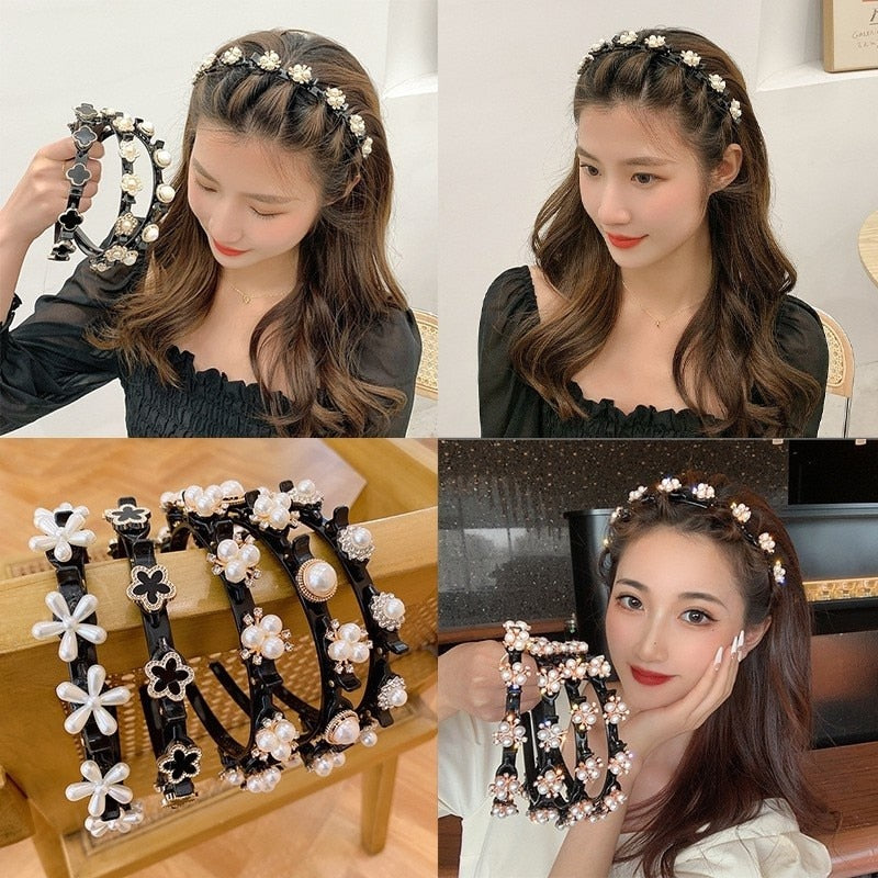 Tiara Elegance com pérolas marcantes 🔥