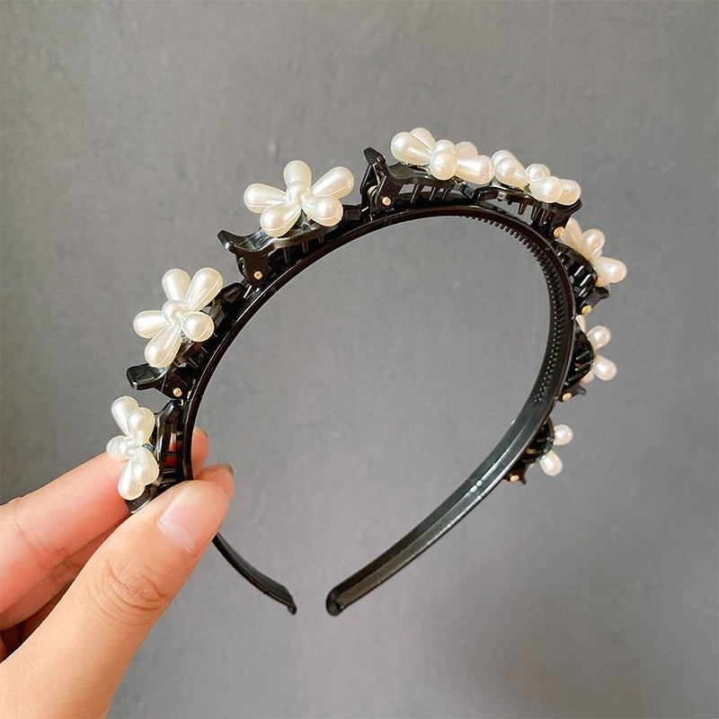 Tiara Elegance com pérolas marcantes 🔥