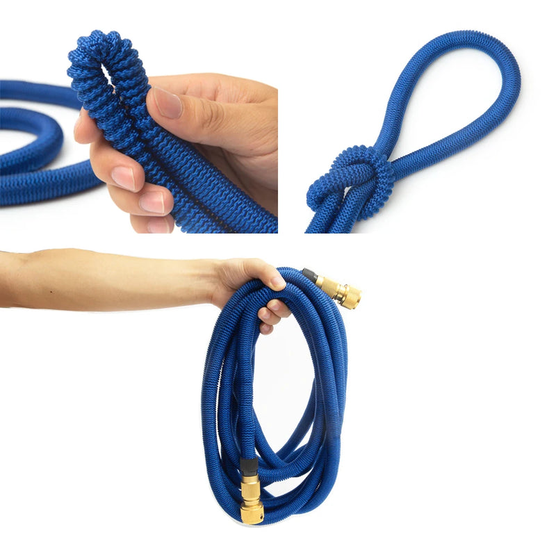 Mangueira Expansível Microfibra de Alta Pressão + Conexões de Brinde - OWL EL SHARDY