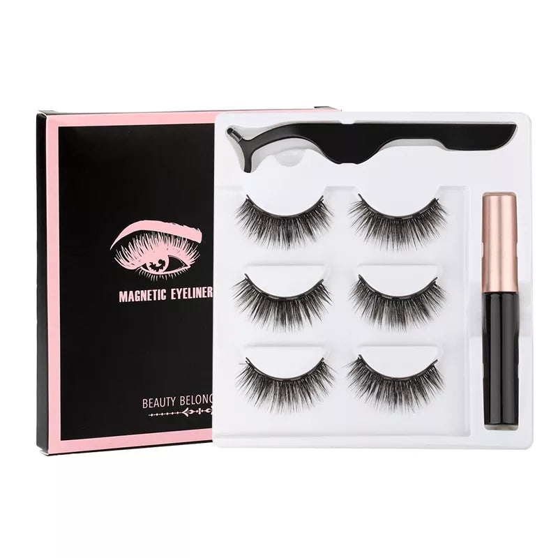 Kit Cílios Magnéticos Glamour - Pague 1 LEVE 3 Pares |+Brinde Exclusivo| - OWL EL SHARDY