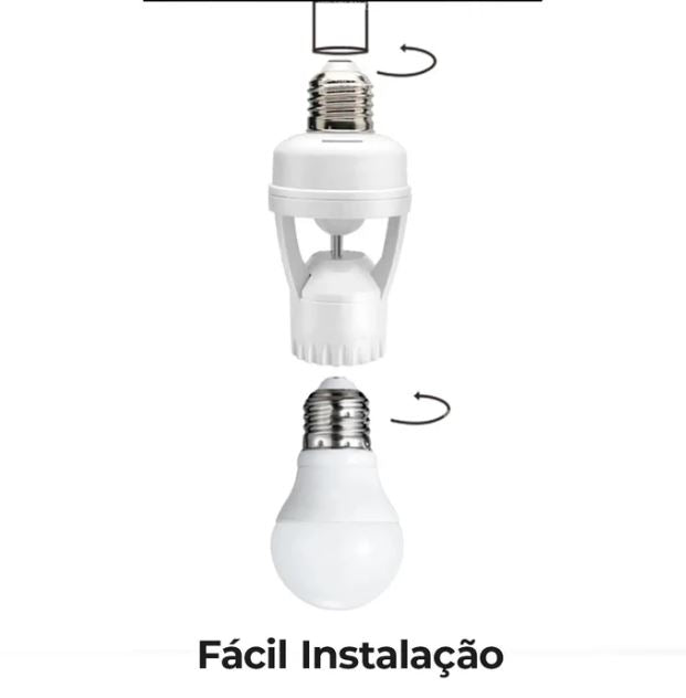 Sensor de Presença para Lâmpada Soquete E27