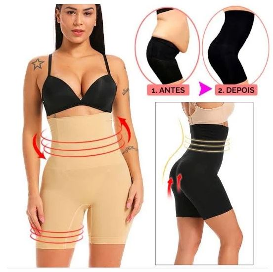 2 Up Shapers - Bermudas Modeladoras que Não Enrola - Compre 1 Leve 2 - Black Friday