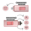 Pen Drive para Celular 4 em 1 -  IOS, Android, USB e Tipo C