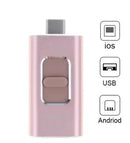 Pen Drive para Celular 4 em 1 -  IOS, Android, USB e Tipo C