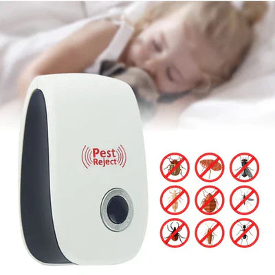 Repelente Eletrônico Ultrassônico - Anti Peste ✅