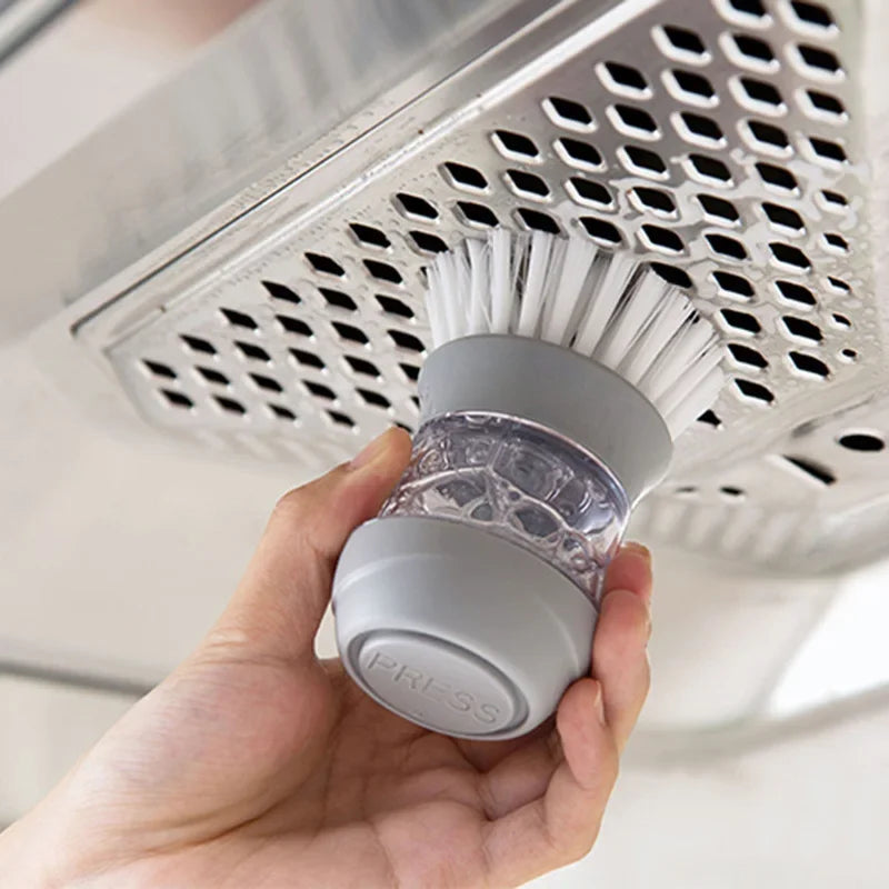 Escova Lava Louça com Dispenser Dosador e Suporte - OWL EL SHARDY