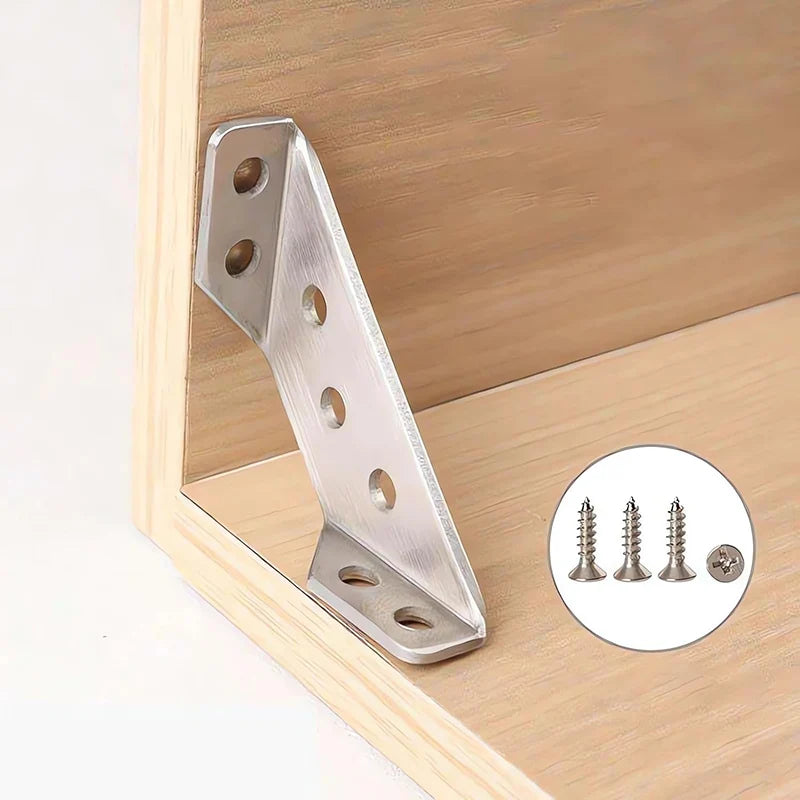 Suporte De Canto De Aço Inoxidável , Fixador De Cadeira Fixo, Móveis - OWL EL SHARDY