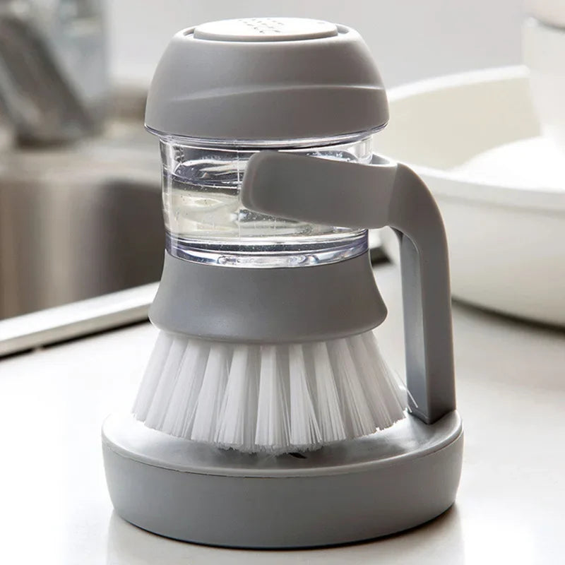 Escova Lava Louça com Dispenser Dosador e Suporte - OWL EL SHARDY