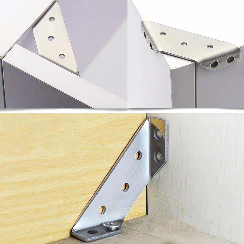 Suporte De Canto De Aço Inoxidável , Fixador De Cadeira Fixo, Móveis - OWL EL SHARDY