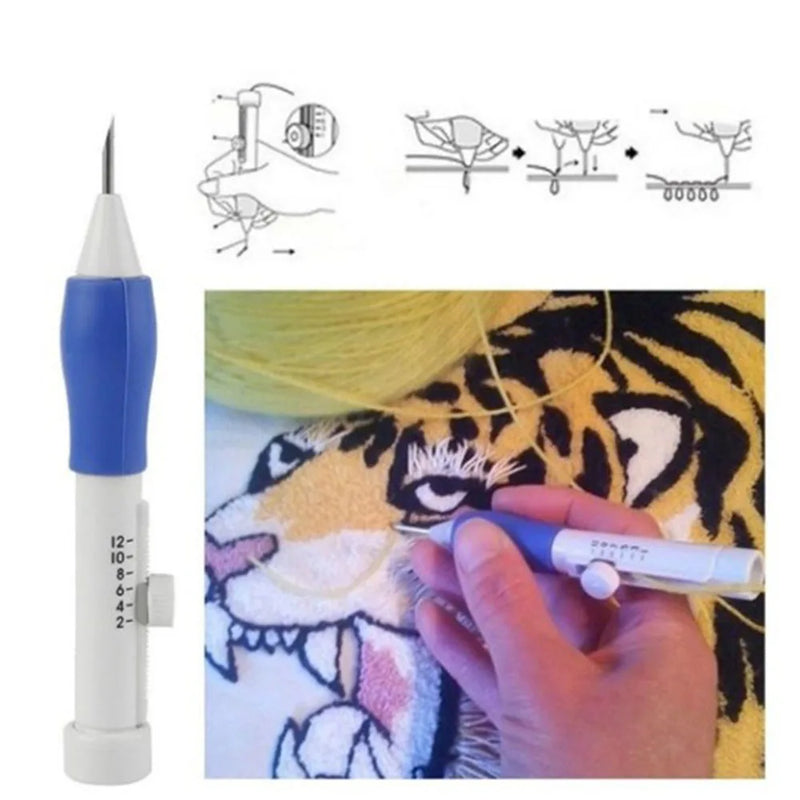 Agulha Magica Artesanato Manual Ponto Russo 12 Graduações - OWL EL SHARDY