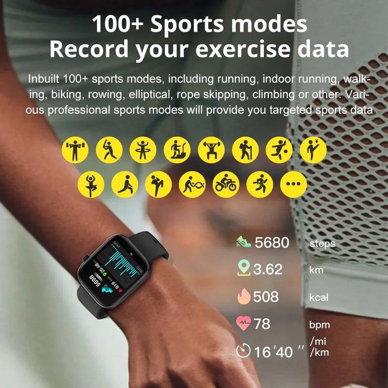 Smartwatch Colmi™ P71 c/ Chamadas por Voz e Monitoramento de Saúde