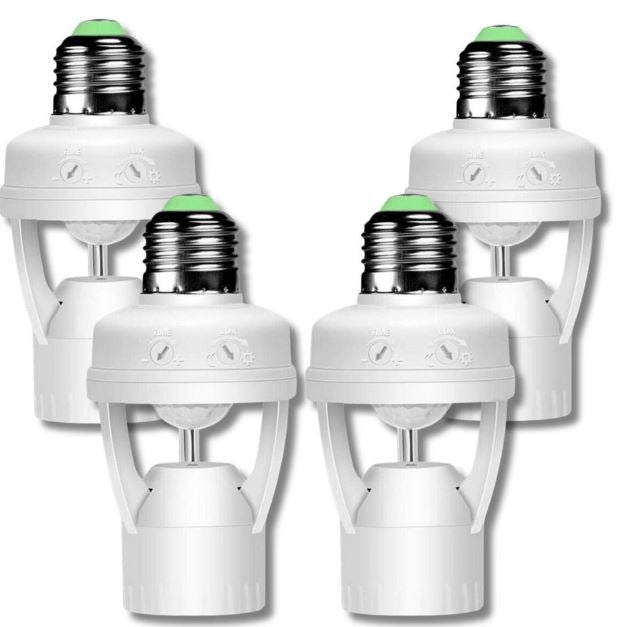 Sensor de presença com soquete para lâmpada e27: ®SmartGlow®