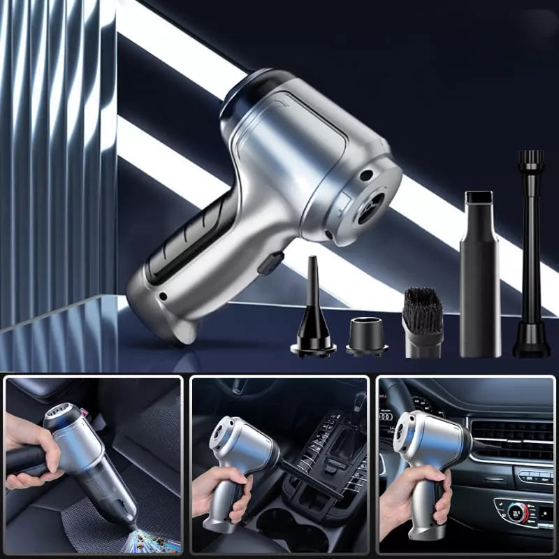 Aspirador de Pó Portátil 4 em 1 UltraPower ™, Sem Fio e Recarregável Para Casa E Carro