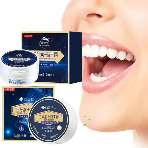 Pó Clareador Dental para Higiene Oral