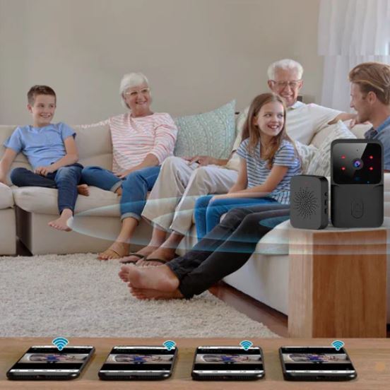 Campainha Com Câmera E Áudio Sem Fio Wifi Nano Vision [ALTA SEGURANÇA] - OWL EL SHARDY