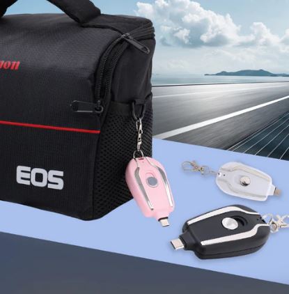 Chaveiro Carregador Portátil - PocketCharge [CARREGAMENTO TURBO] - OWL EL SHARDY