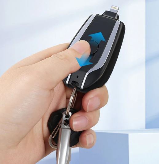Chaveiro Carregador Portátil - PocketCharge [CARREGAMENTO TURBO] - OWL EL SHARDY
