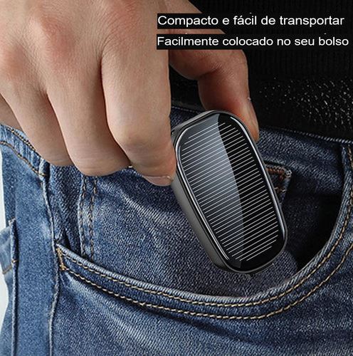 Carregador de celular Solar Portátil, Power Bank - Carregador Solar Bateria Infinita - OWL EL SHARDY
