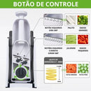 Fatiador Multifuncional 5 em 1 - [Lâmina de Aço Inox] Original MasterChef® - O Segredo dos Chefs na Sua Cozinha.