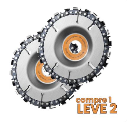 Kit Disco de Corrente Moedor Com 12 dentes - FRETE GRÁTIS