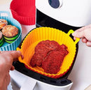 Kit 6 Capas Protetoras de AirFryer de Silicone Redonda Air Fryer e Forno Fritadeira Elétrica Praticidade na Cozinha