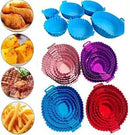 Kit 6 Capas Protetoras de AirFryer de Silicone Redonda Air Fryer e Forno Fritadeira Elétrica Praticidade na Cozinha