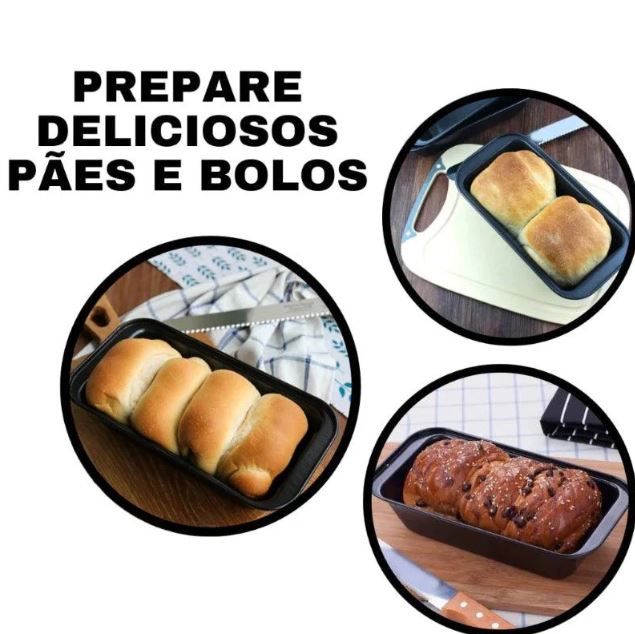 Forma Grande para Pão Antiaderente