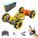 CARRINHO RC STUNT COM CONTROLE REMOTO GESTO SENSOR LED E SOM