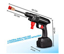 Lavadora de Alta Pressão Portátil  Recarregável (2 Baterias inclusas!) + 2 bicos e Adaptador de Sabão [MALETA GRÁTIS]