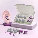 Tampões de ouvido EcoSilence, impermeáveis para dormir, redução de ruído, proteção de orelha,