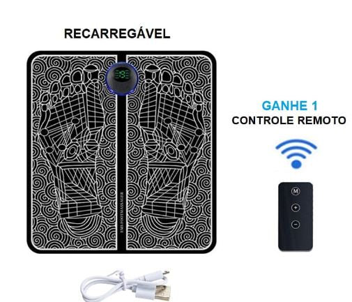 Massageador de Pés Portátil - NuvemPés™ - Elimine Dores, Inchaço nas Pernas Pés + Brindes - OWL EL SHARDY