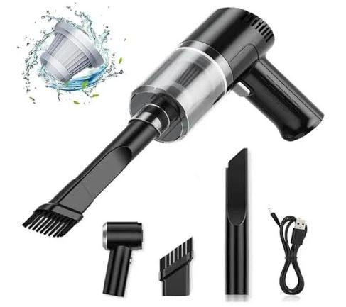 Aspirador de Pó Portátil 4 em 1 UltraPower ™, Sem Fio e Recarregável Para Casa E Carro