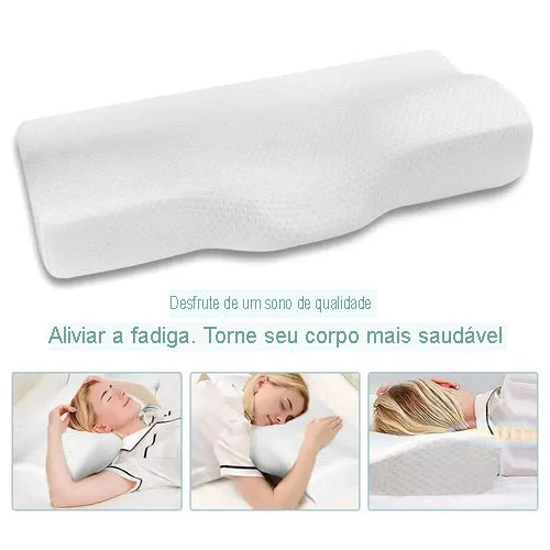 Travesseiro Ortopédico Cervical RelaxFex®  –  Frete Grátis