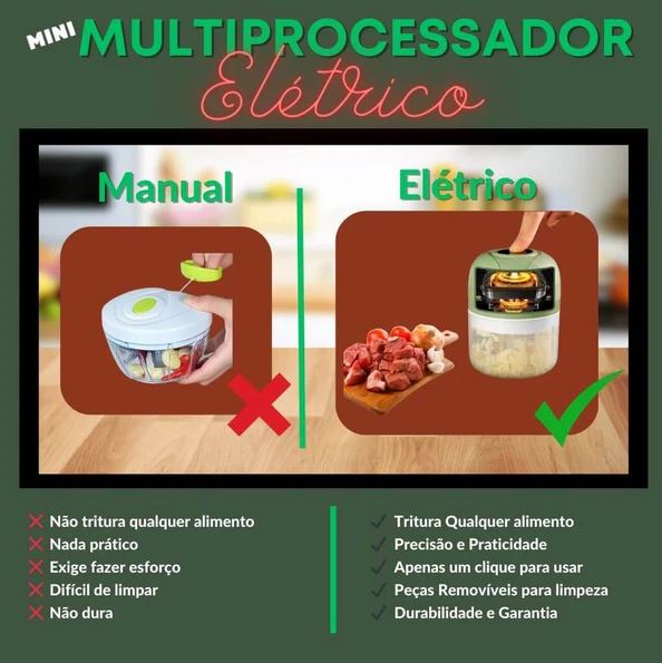 Mini Multiprocessador Elétrico - Ultimas Unidades 🔥