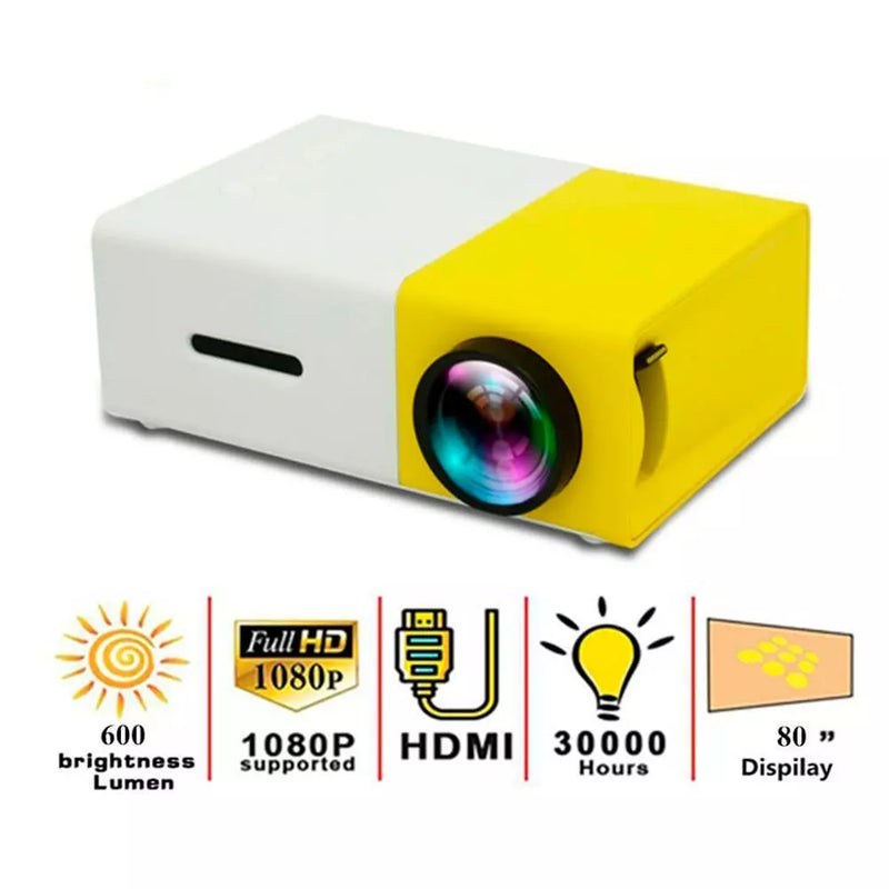 Mini Projetor Portátil Cine Smart HD