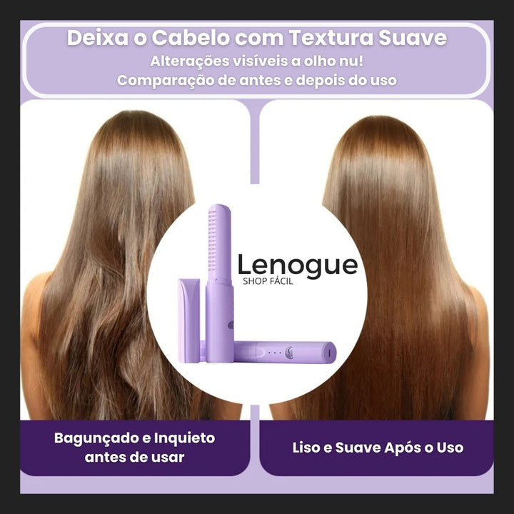 Modelador e Alisador para Cabelos Style Pro Hair 2 em 1 - Lançamento Mundial 2.0 - OWL EL SHARDY