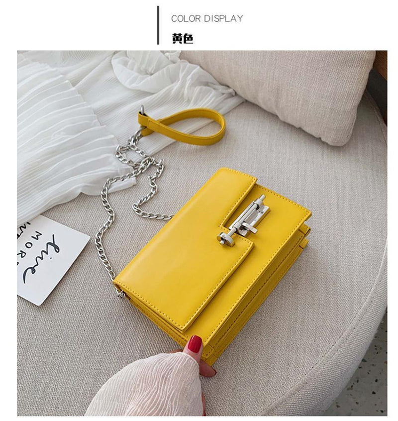 Penny Lane - Bolsa Couro Neon Pequena Tiracolo - OWL EL SHARDY
