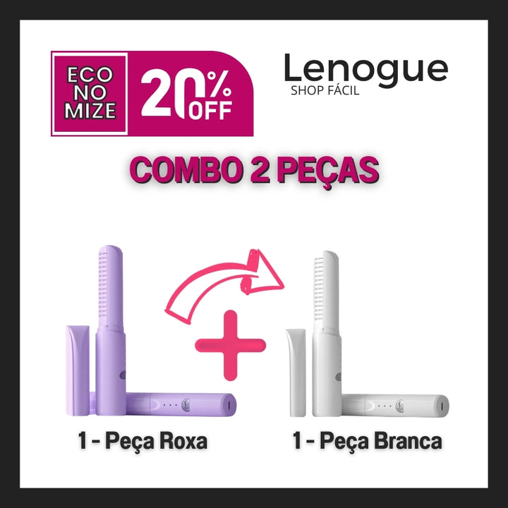 Modelador e Alisador para Cabelos Style Pro Hair 2 em 1 - Lançamento Mundial 2.0 - OWL EL SHARDY